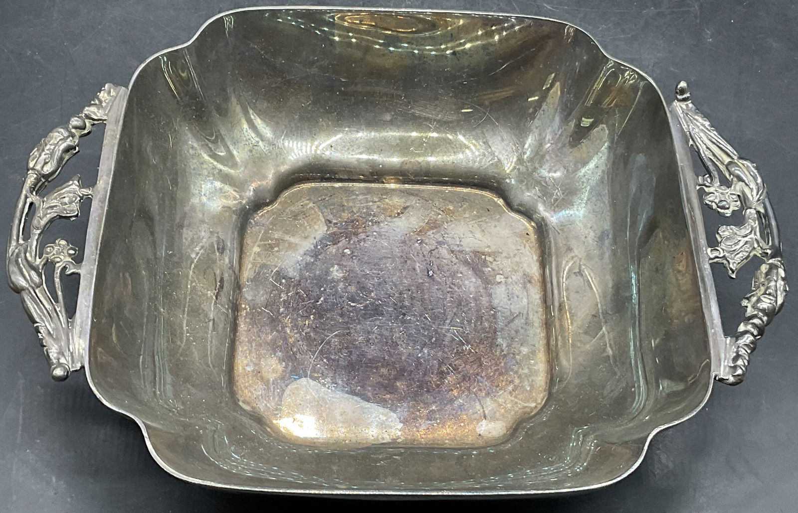 FISHER EPC K166 Silver Plated Floral Motif Bowl (1 of 11)