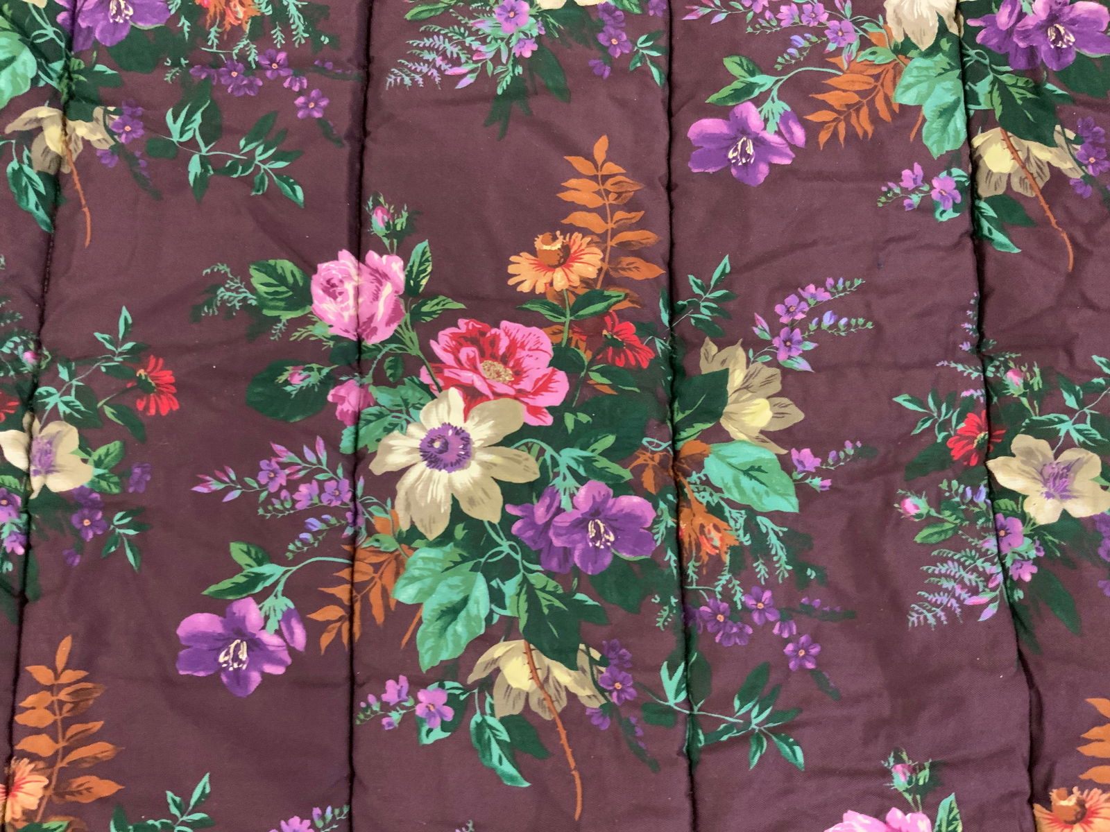 RALPH LAUREN Queen Sz Floral Comforter 92x96 (1 of 10)