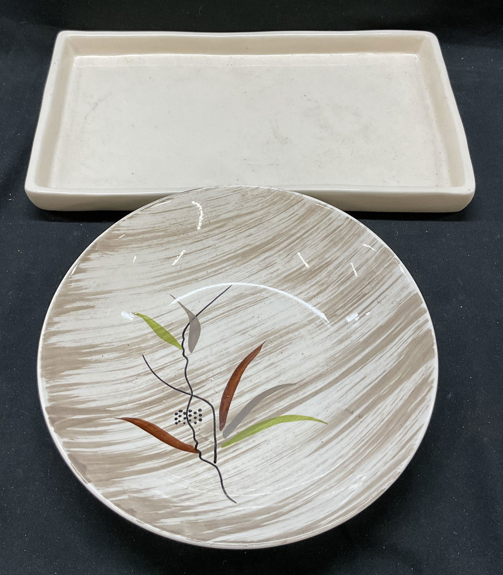 Lot 2 Stetson Creation Ceramic Bowl Platter (1 of 7)