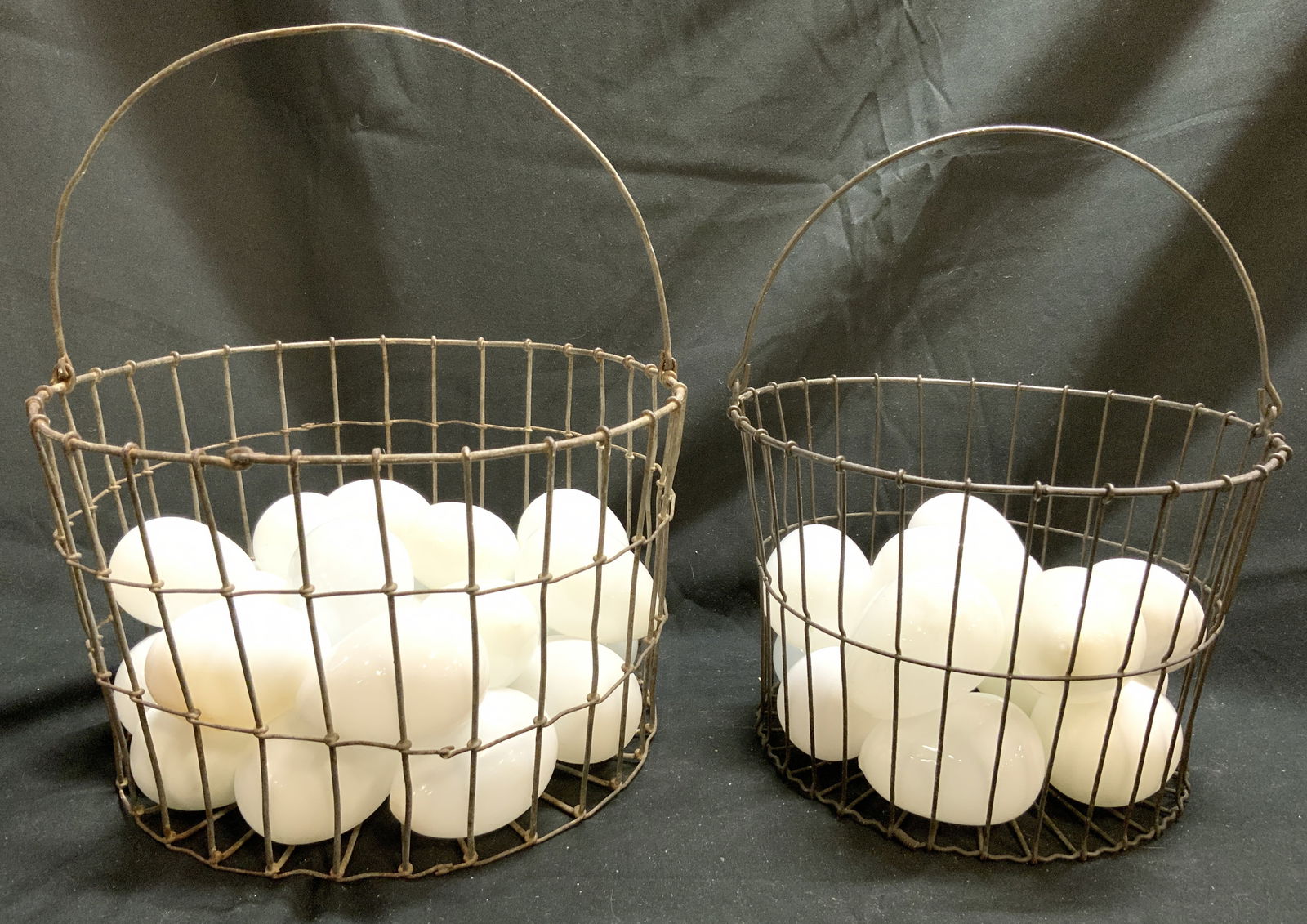Lot 20+ Wire Frame Metal Baskets & Eggs (1 of 8)