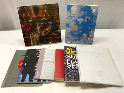 Lot 8+ Art Gallery & Catalogue Books 2000s MILLER+: Lot 8+ Art Gallery & Catalogue Books 2000s MILLER+ 8 Art galley & catalogue books including, Von Teufeln Devils Pageant by Alfred Brendel, Signs for Peace by Claus Miller, Pedro Peschiera, AI Weiwei S