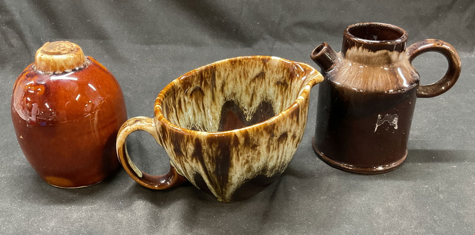 Lot 3 Hull CANONSBURG Salt & Pepper Shakers Cup (1 of 9)