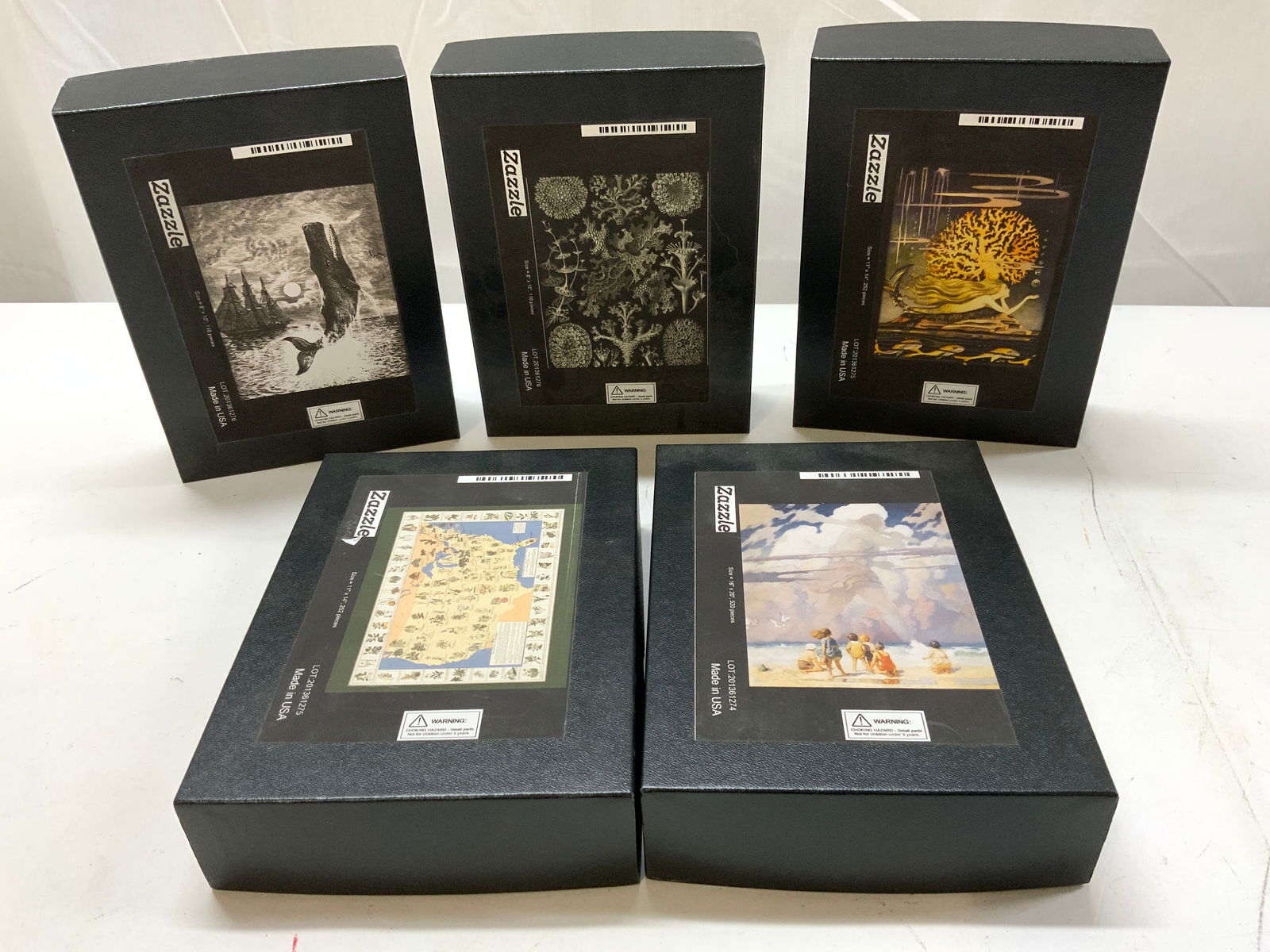 Lot 5+ ZAZZLE Jigsaw Painting Puzzles USA (1 of 7)
