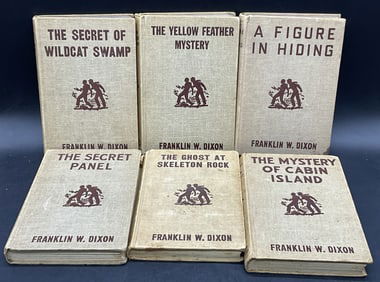 6 HARDY BOYS F.W. DIXON GROSSET & DUNLAP 1929+