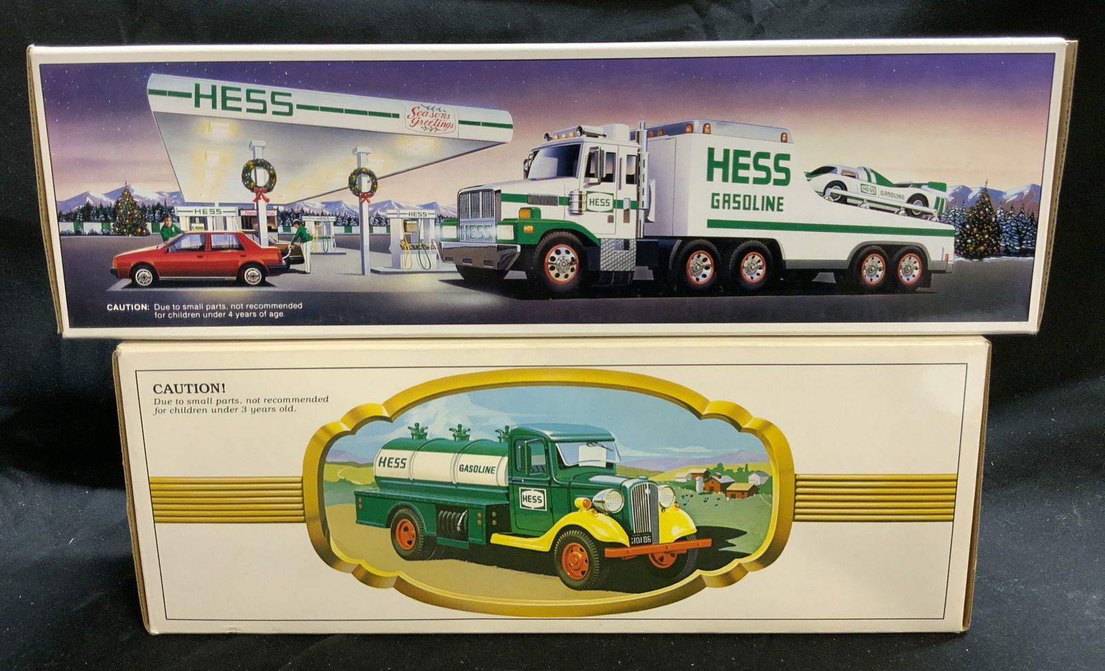 Lot 2+ Vntg HESS Collectible Toy Trucks&Racer NIB (1 of 8)