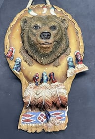 1996 Hamilton Collection Spirit Bear Wall Plaque