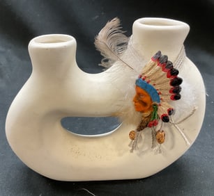 Vtg Southwest Native American Decorative Vase