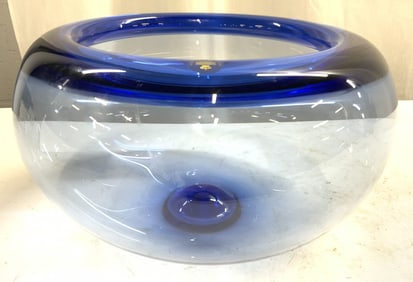 ROYAL COPENHAGEN CRYSTAL Art Glass Bowl