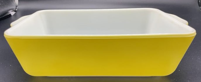 Yellow Rectangular Pyrex Dish, USA