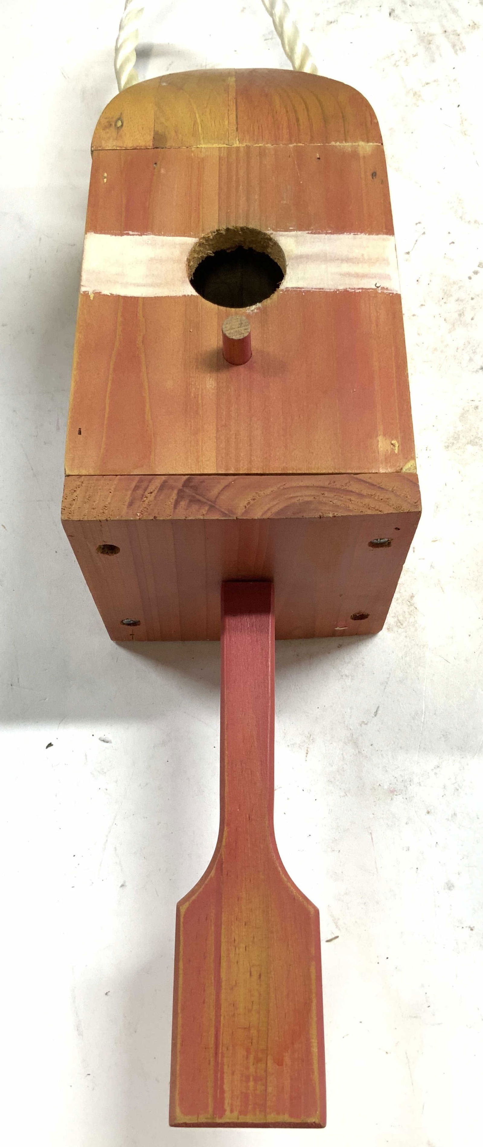 Vintage Hand Crafted Buoy Form Wood Birdhouse (1 of 7)
