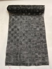 Chilewich Woven Vinyl Black Table Runner USA