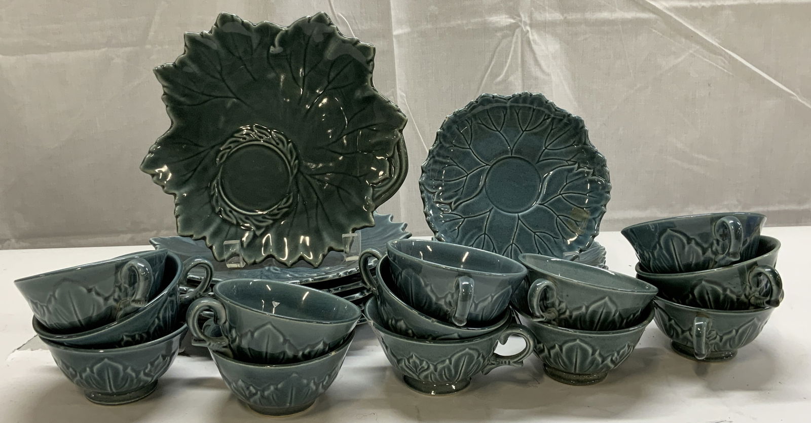 Lot 23 Vntg WOODFIELD Steubenville Cups & Plates (1 of 9)