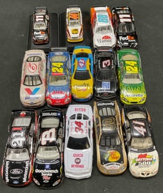 Lot 12 Vtg 1990-2000s Collectible Metal Race Cars