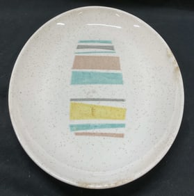 Vtg VERNONWARE Pastel Anytime Oval Platter USA