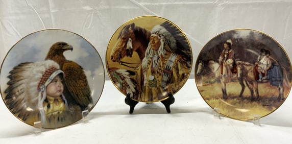 Lot 3+ Native American Heritage Plate PERILLO+