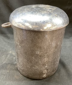 Vtg Lunares Aluminum Ice Cream Container USA