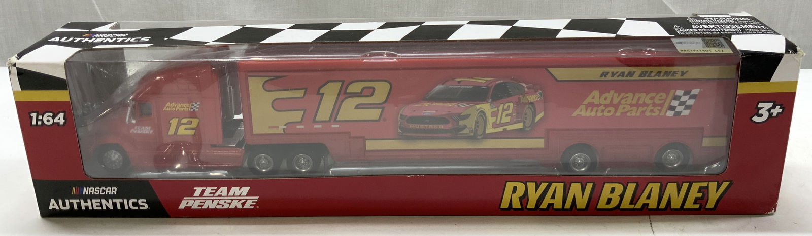 NASCAR Ryan Blaney #12 NASCAR 1:64 Die-Cast Hauler (1 of 6)