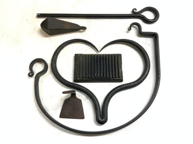 Lot 6 Assorted Antique Iron Tools