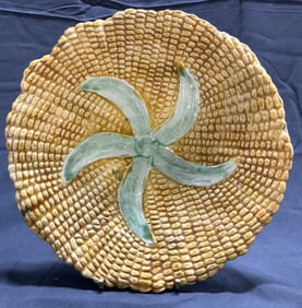 Vintage Ceramic Corn Plate PORTUGAL