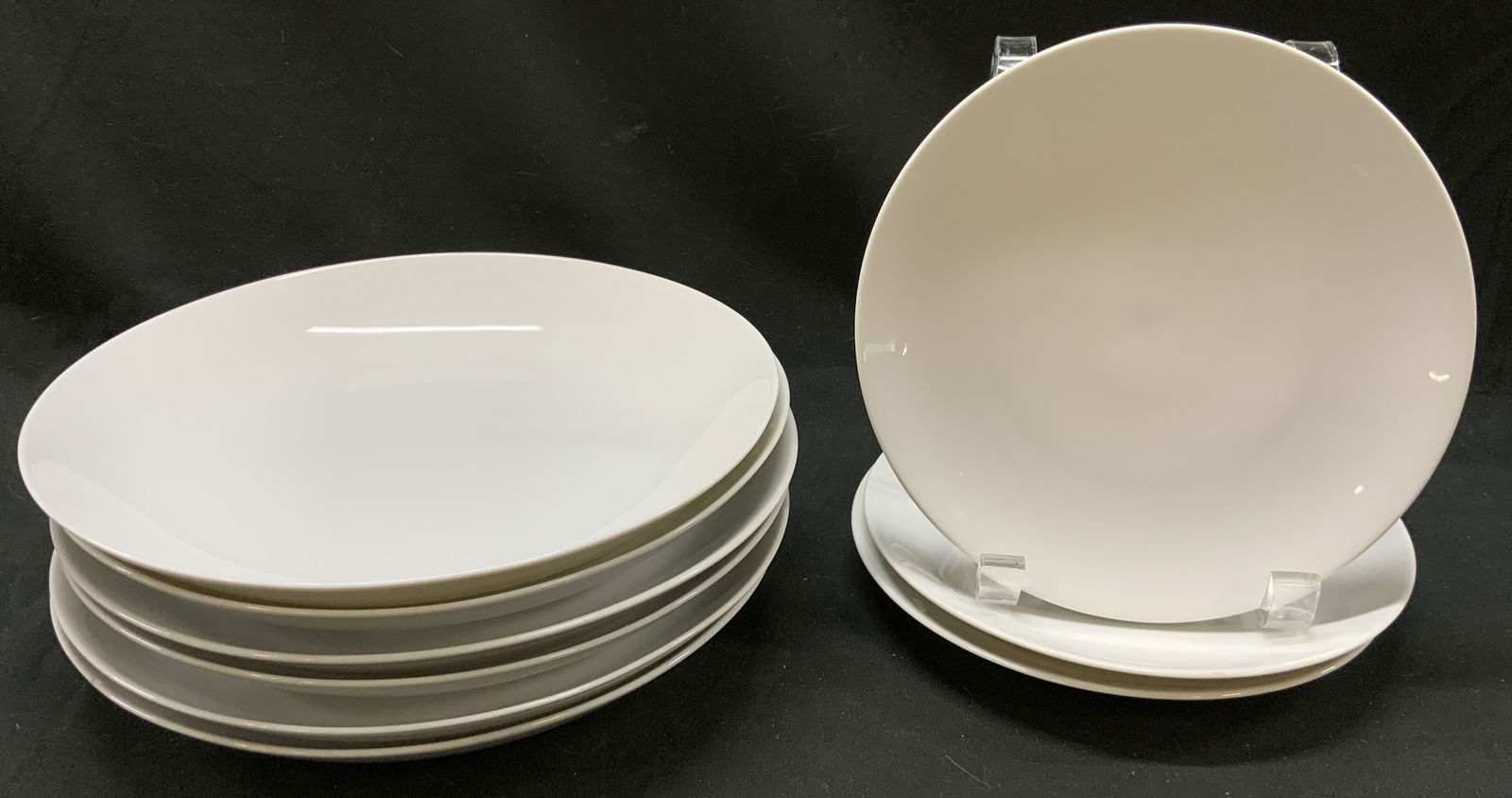 9 THOMAS White Porcelain Plates & Bowls GERMANY (1 of 7)