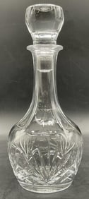 Vintage Cut Glass Decanter W/ Stopper