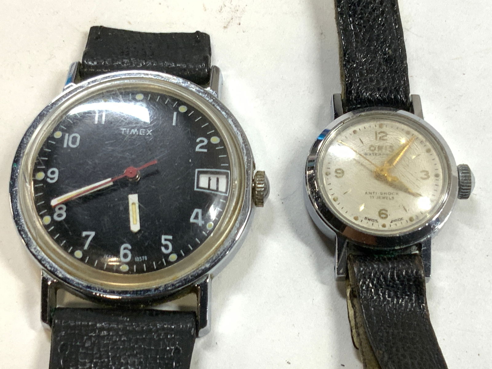 Lot 2 Oris Watch & TIMEX Watchface (1 of 6)