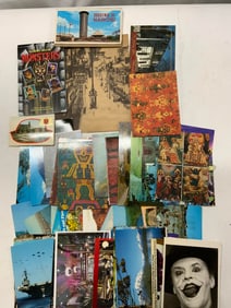 Lot 30+ Vntg 1990s Imagery, Ephemera Post Cards