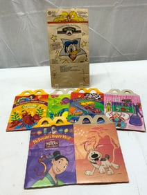 Lot 4+1997 WALTDISNEY Paper Bag & Happy Meal Boxes