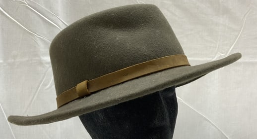 Country Wear Olive Wool Fedora Hat SHANDON