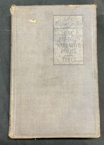 1918 100 Narrative Poems, School Book