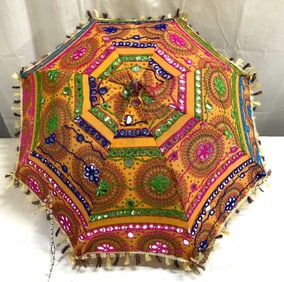 Rajasthani Cotton Fabric Handmade Umbrella