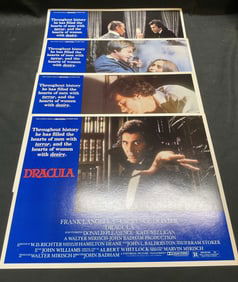 Lot 4 1979 Dracula Lobby Card Posters