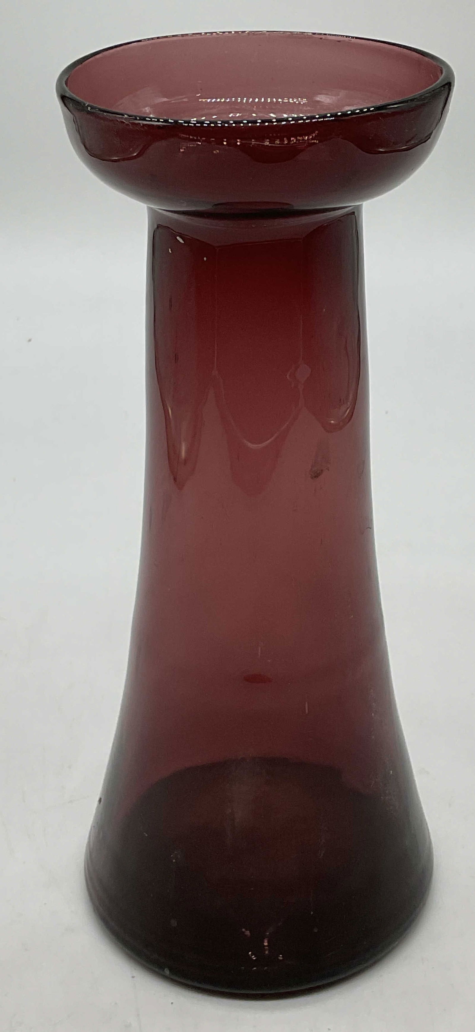 Vintage MCM Amethyst Art Glass Vase (1 of 6)