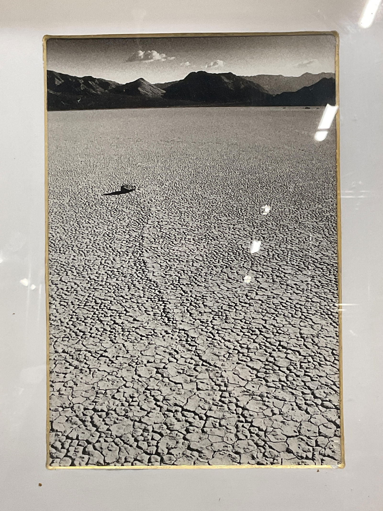 Framed Desert Landscape Black & White Print (1 of 6)