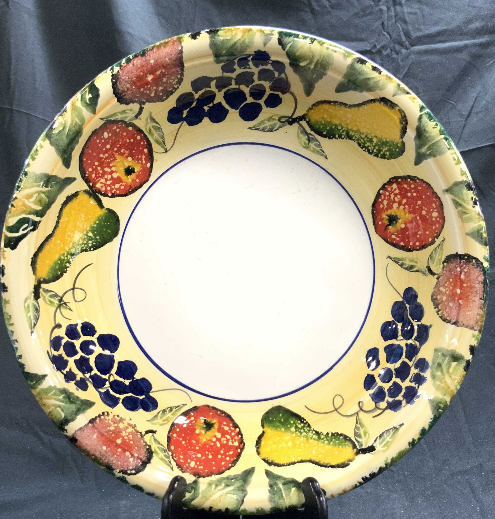 THE CELLAR Porc Fruit Motif Serv Platter ITALY (1 of 7)