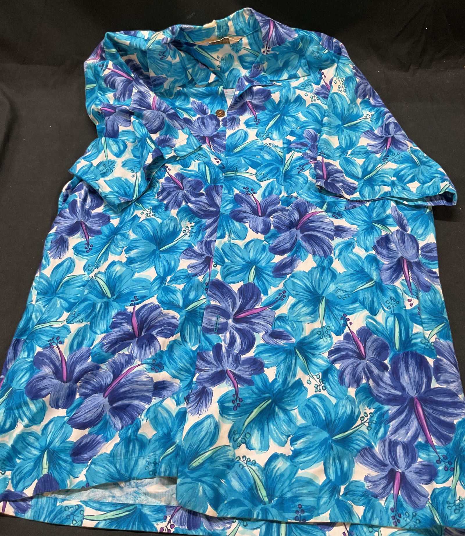 Vtg Royal Hawaiian Button Up Hawaii Tiki Shirt (1 of 6)