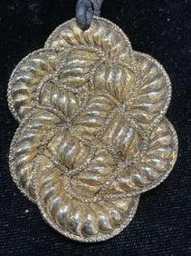 Jay S Gold Tone Knot Pendant Necklace