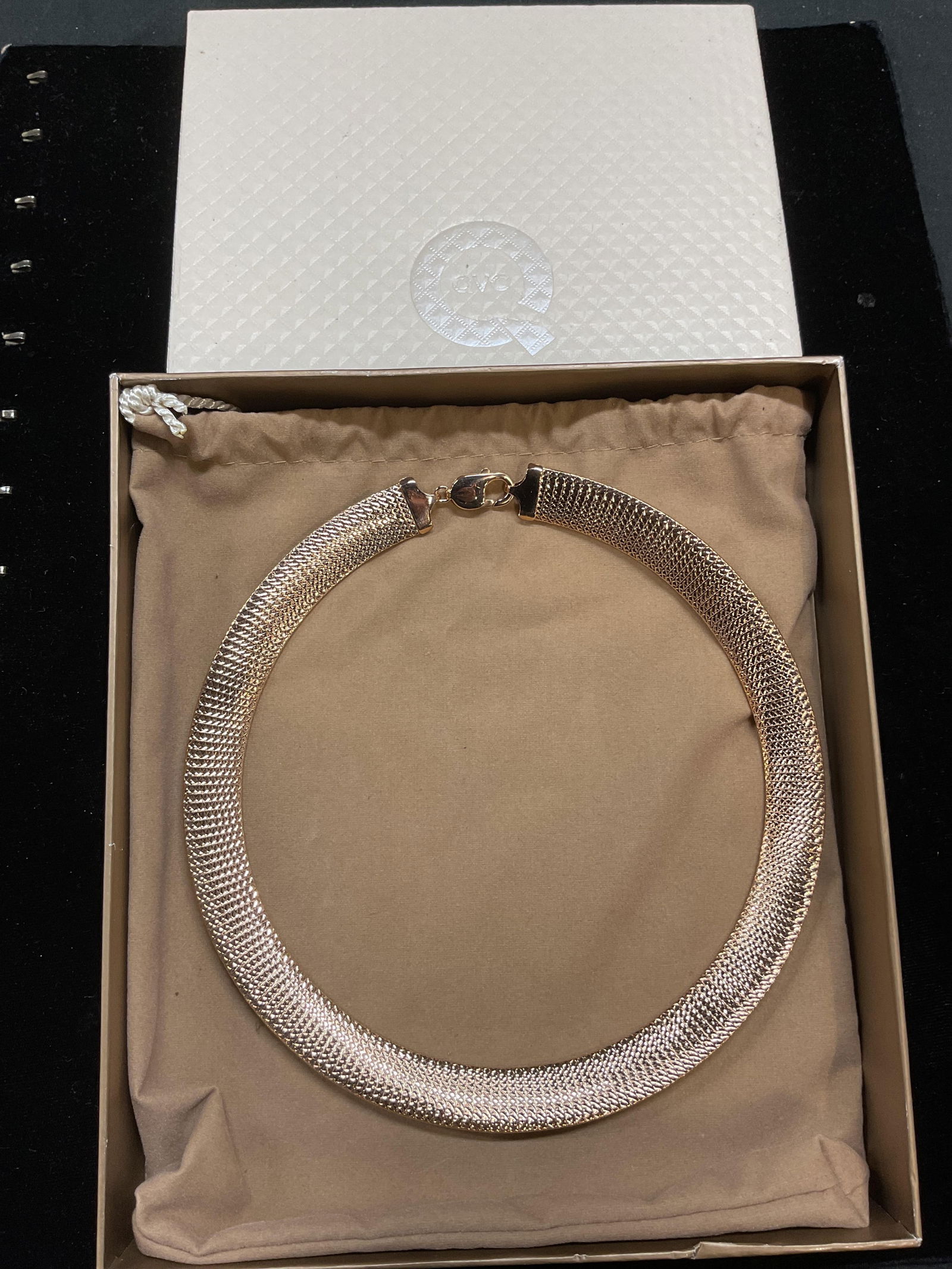 Milor Italy Bronze Omega Chain Necklace NIB (1 of 6)