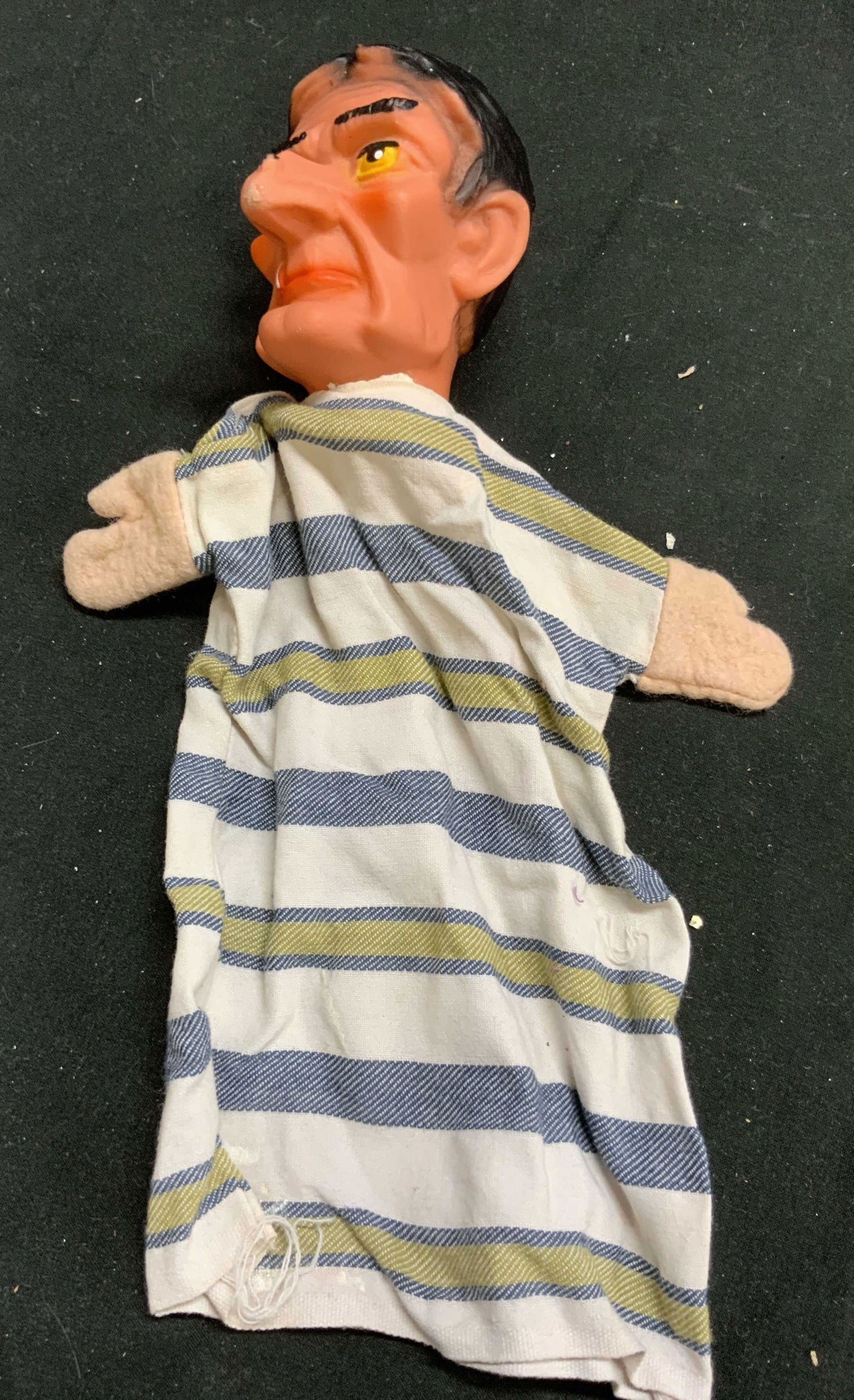 Vntg Theatre Rubber & Cloth Hand Puppet (1 of 6)