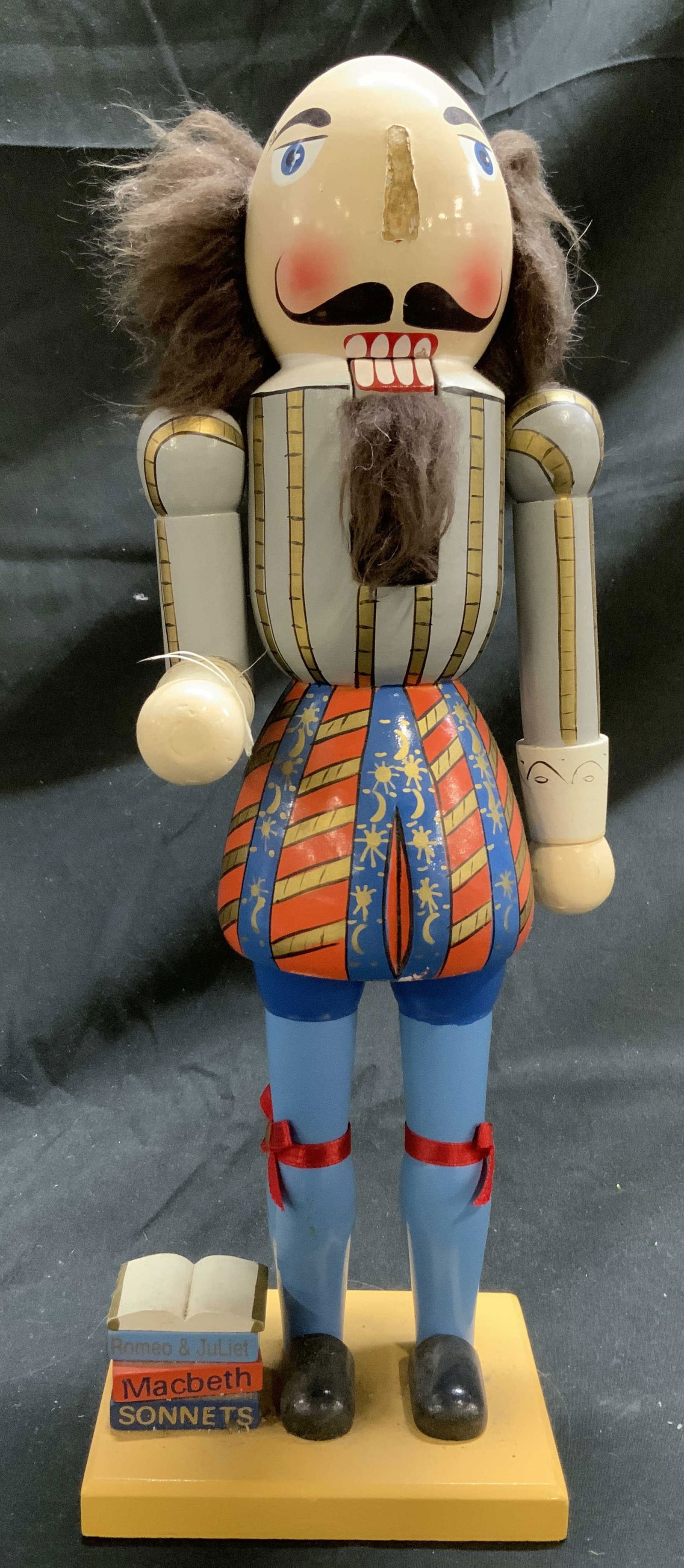 Handpainted Wooden Shakespeare Nutcracker (1 of 8)