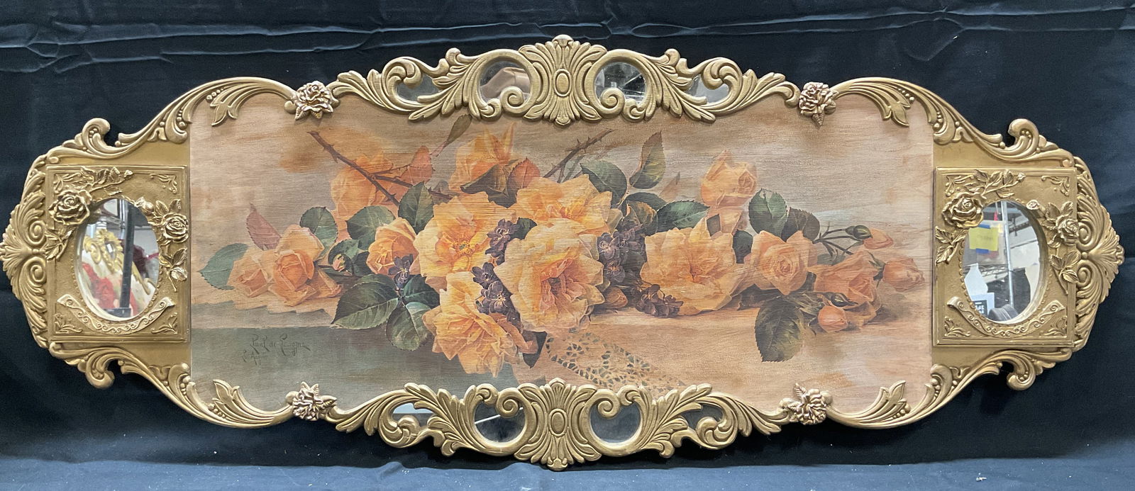 Ellie Haggerty Floral Mirror Carousel Panel (1 of 6)