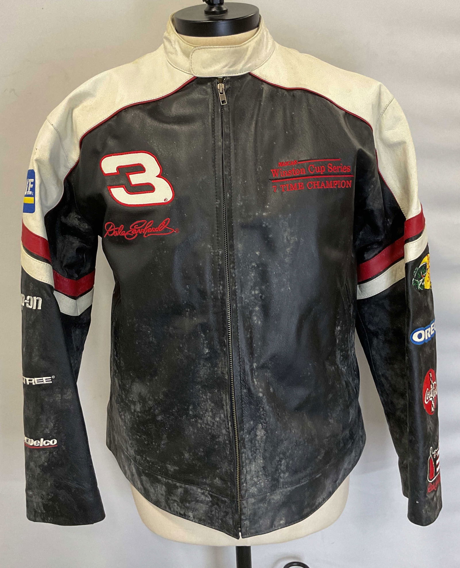 NASCAR Dale Earnhardt Leather Racing Jacket (1 of 7)