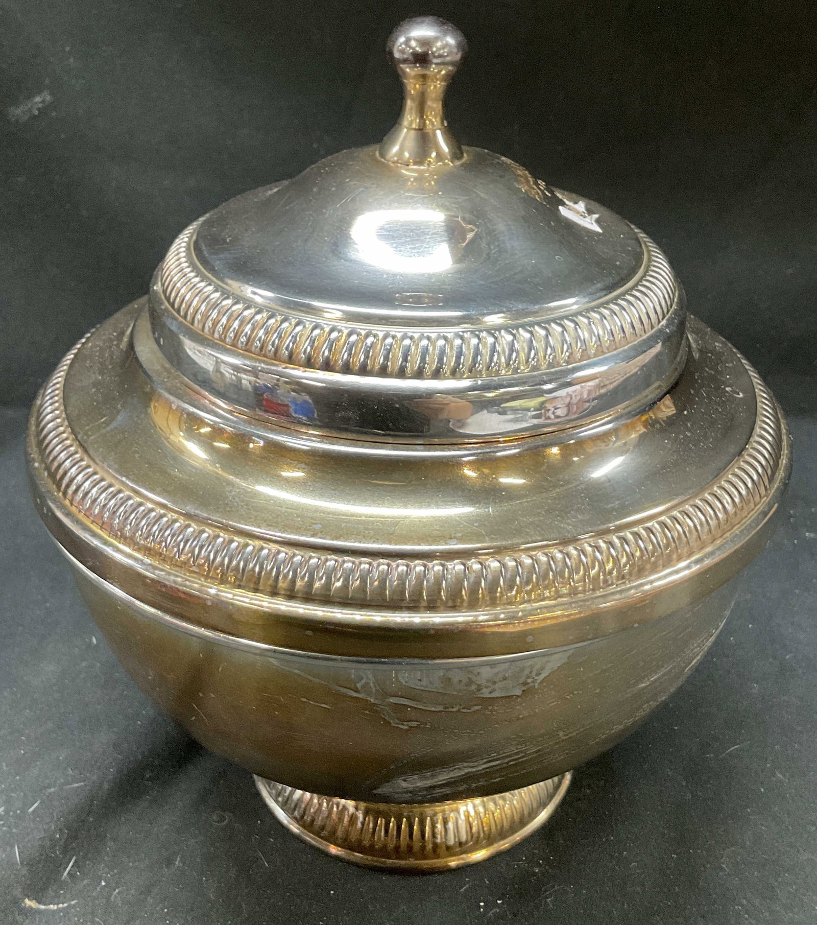 Vtg French Silver plated Serving Set Cooler Bowl (1 of 8)