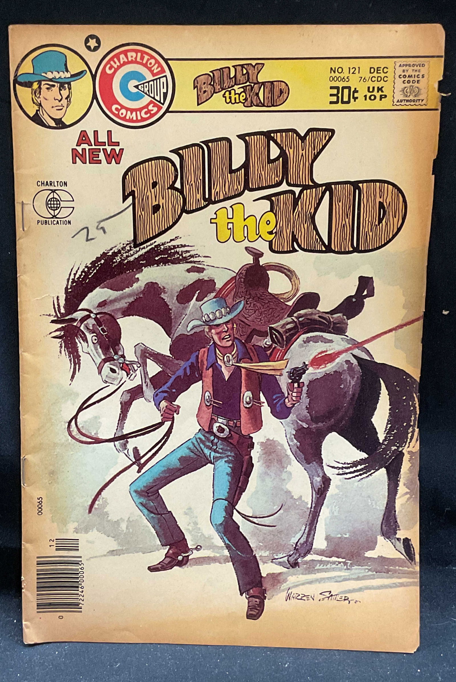 Charlton Comics Billy The Kid #121 1976 (1 of 6)