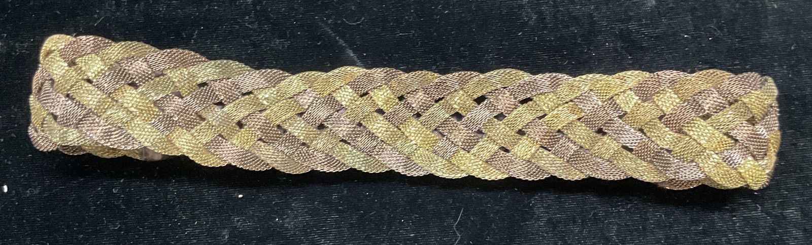 Gold & Copper Tone Woven Mesh Chain Accessory (1 of 7)