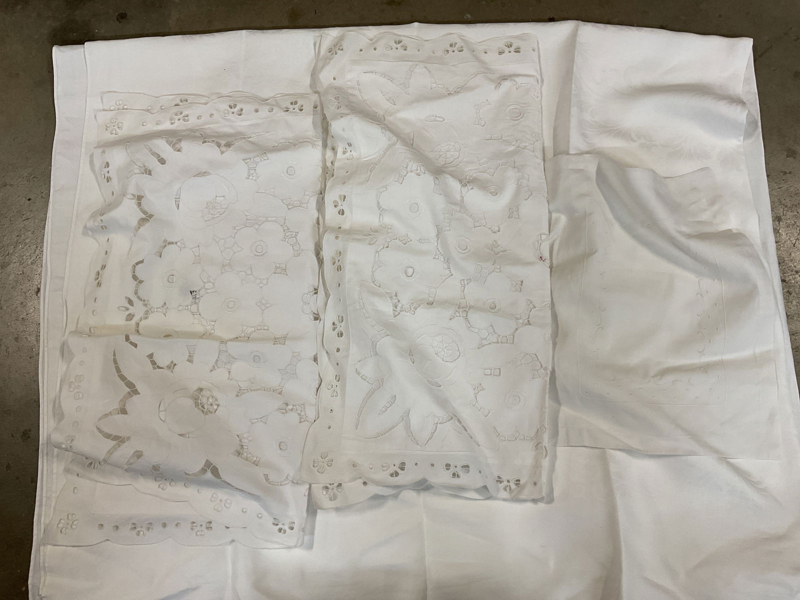 Lot 4 Linen Couch Pillow Cases Table Cloth (1 of 8)