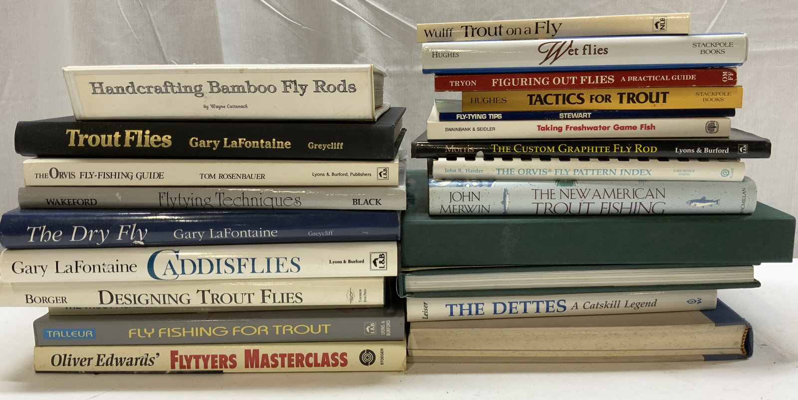 Lot 23 1990s Flies & Trout Illustrated Books WULFF (1 of 10)