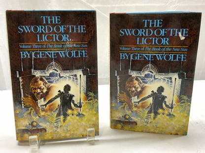 Lot 2+ 1981 Sword of the Lictor Vol 3 Book WOLFE: Lot 2+ 1981 Sword of the Lictor Vol 3 Book WOLFE 2 hardcover books including, The Sword of the Lictor, Vol 3. Author: Gene Wolfe. COPYRIGHT 1981 by GENE WOLFE. Surface wear consistent to age, use & ex