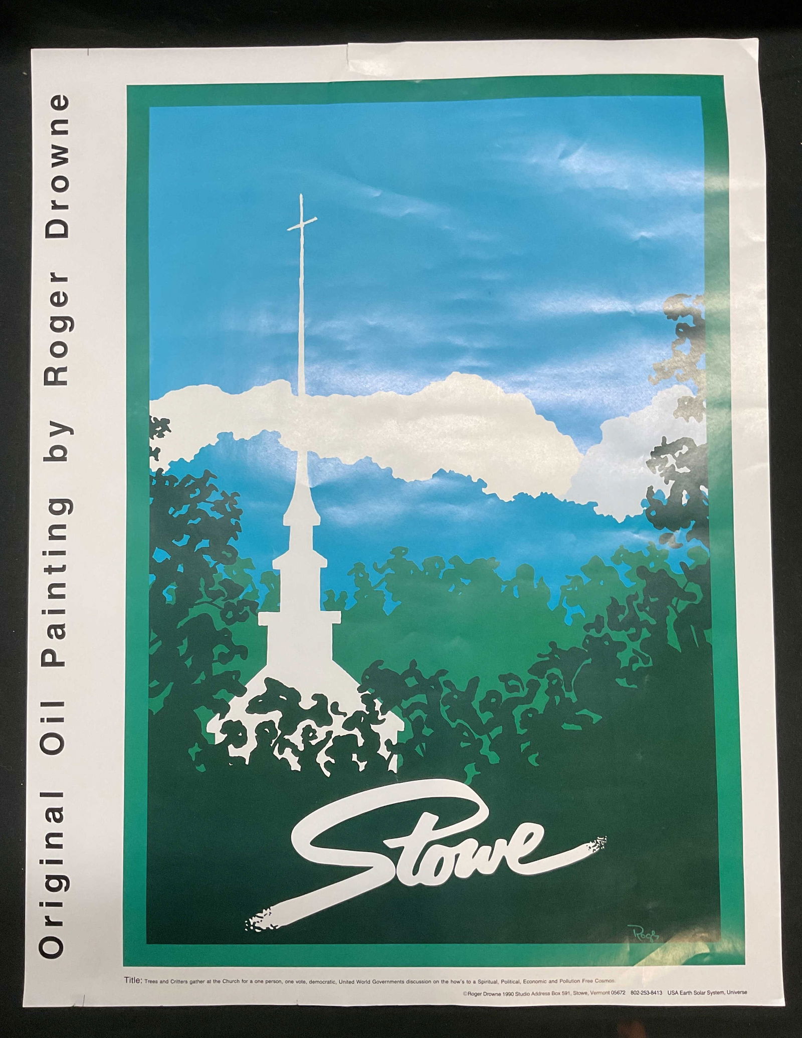 1990 Roger Drowne Fine Art Lithograph Poster (1 of 7)