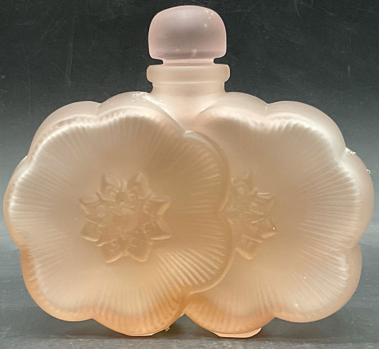 TWOS COMPANY Hand Blown Pink Floral Perfume Bottle (1 of 9)